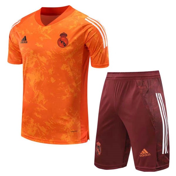 Entrenamiento Real Madrid Conjunto Completo 2020-2021 Naranja